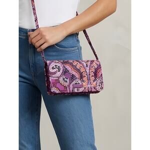 Vera Bradley RFID Crossbody Wallet Dream Tapestry Multicolor
